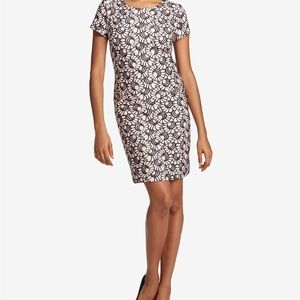 Tommy Hilfiger Printed Lace Shift Dress NWT